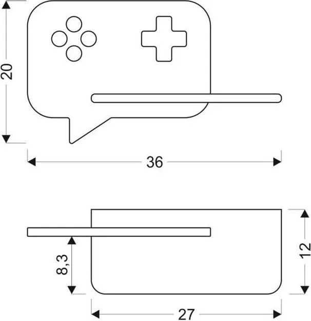 Черно детско осветително тяло Console - Candellux Lighting