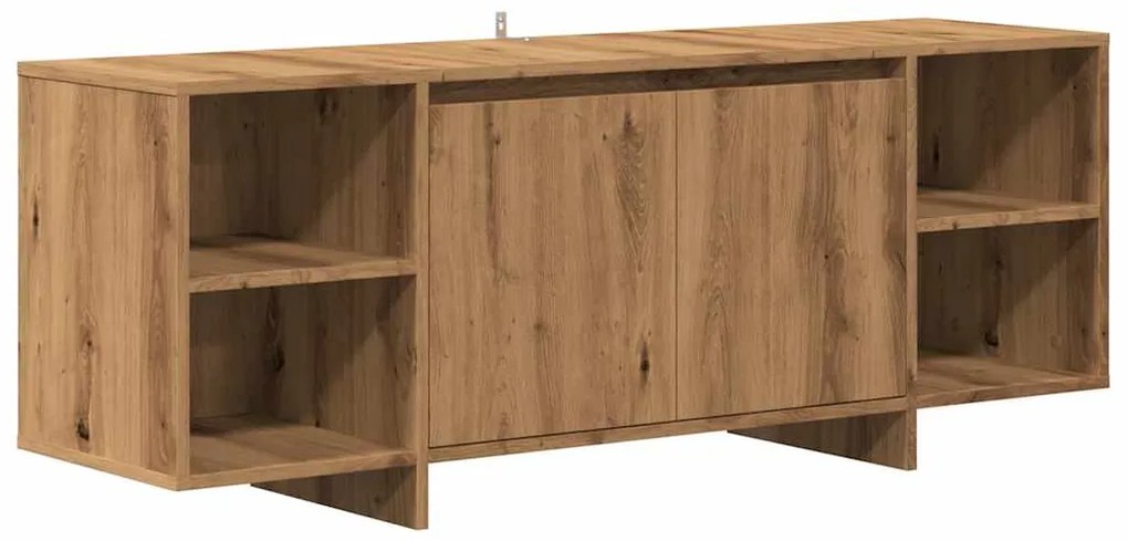 856789 vidaXL ТВ шкаф Artisan Oak 130x35x50 cm Инженерна дървесина