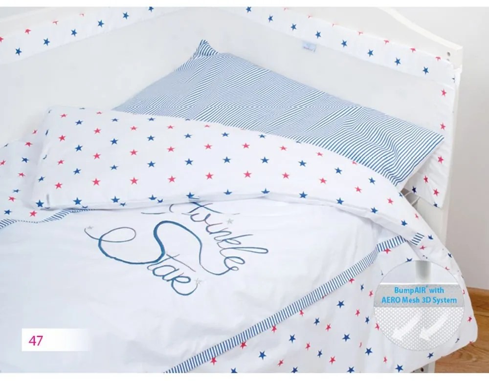 Baby Matex - Бебешки спален комплект 3 части Twinkle star 0281