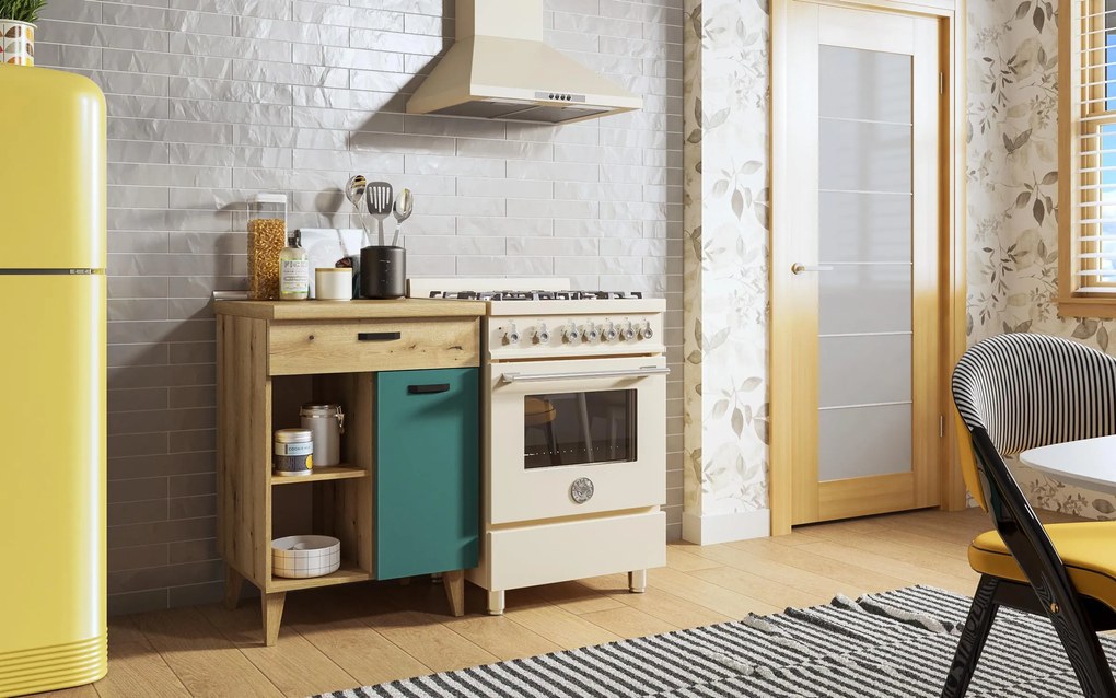 Кухня с включен термоплот Маги С