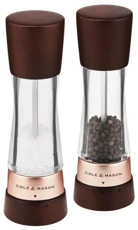Cole&amp;Mason - Комплект мелнички за сол и пипер DERWENT 2 бр. 19 см бук/кафяв