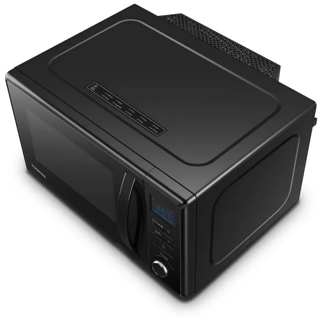 Разопакован: Микровълнова фурна 4в1 Toshiba MW2-AC25TBK, 25 л, 950W, Grill 1100W, Конвекция 2100W, Керамично покритие, Черен