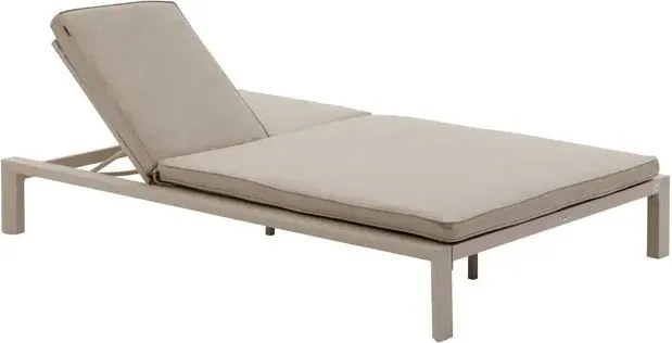 Двоен алуминиев шезлонг Hesperide Evasion - Глина