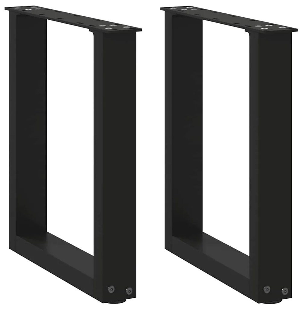 Sonata H Крака за холна маса с U-образна 2 бр черни 28x(42-43)см стомана