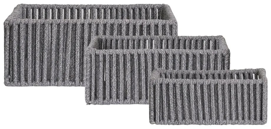 Текстилни кошници в комплект от 3 бр. 36x26x14 cm Arese – House Nordic