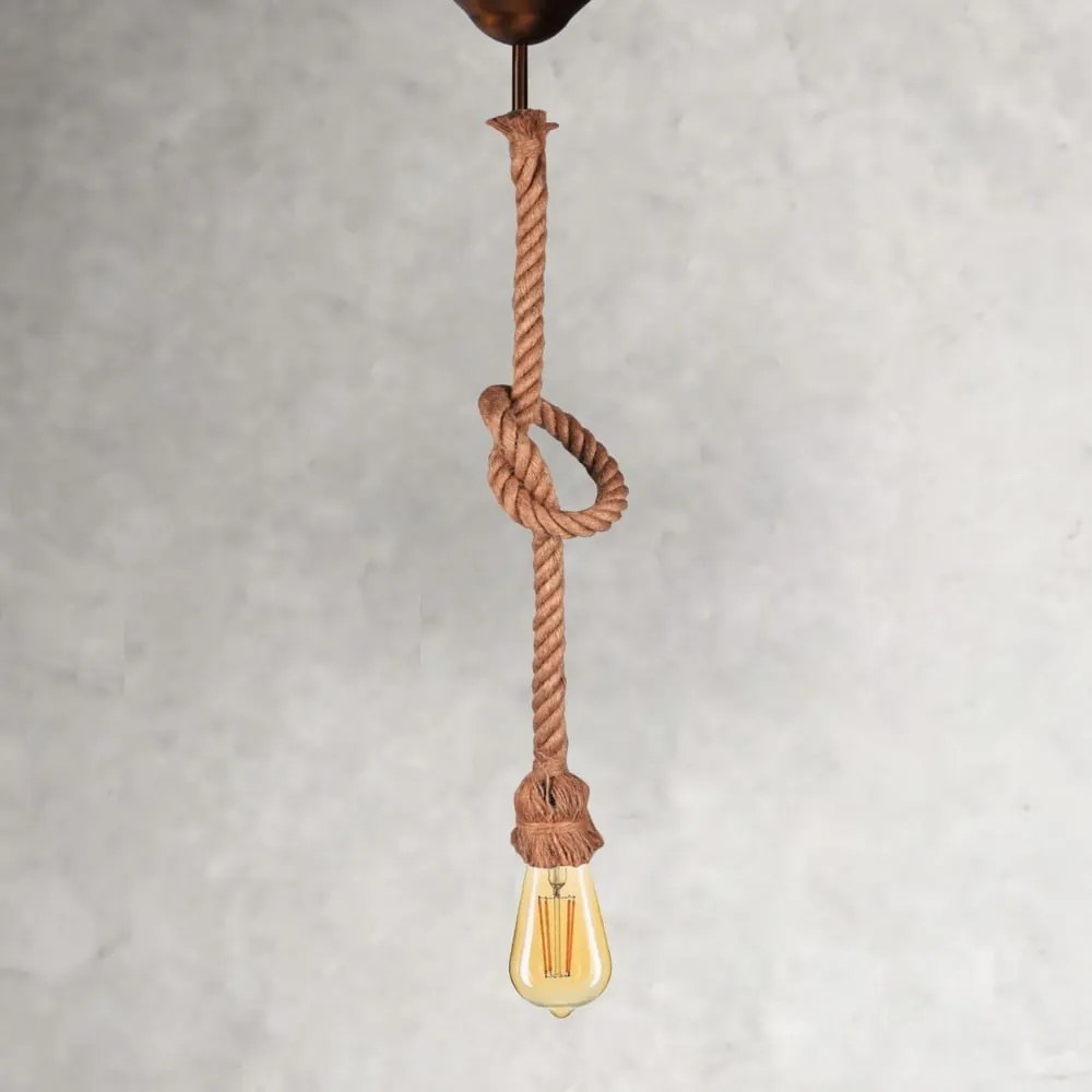 Висящо осветително тяло в естествен цвят Ayd – Opviq lights