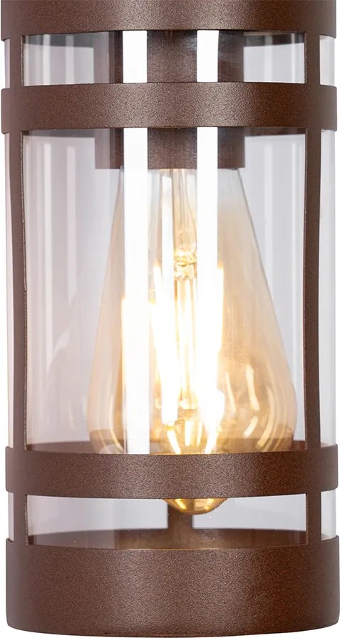 Индустриален външен стенен аплик ръждясал кафяв IP44 - Ruben