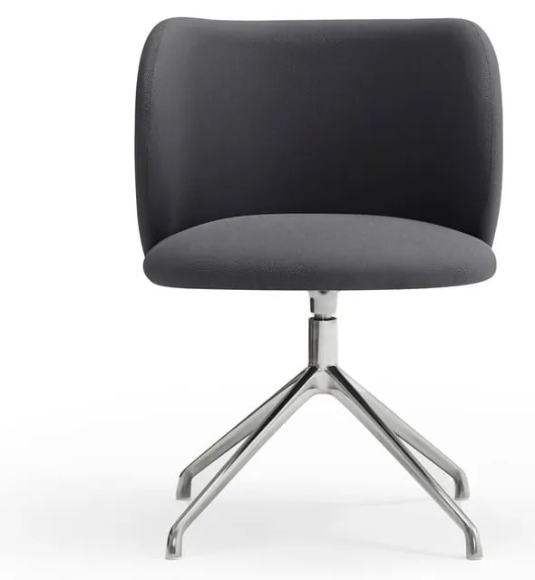 Тъмносив тапициран трапезен стол Mogi – Teulat