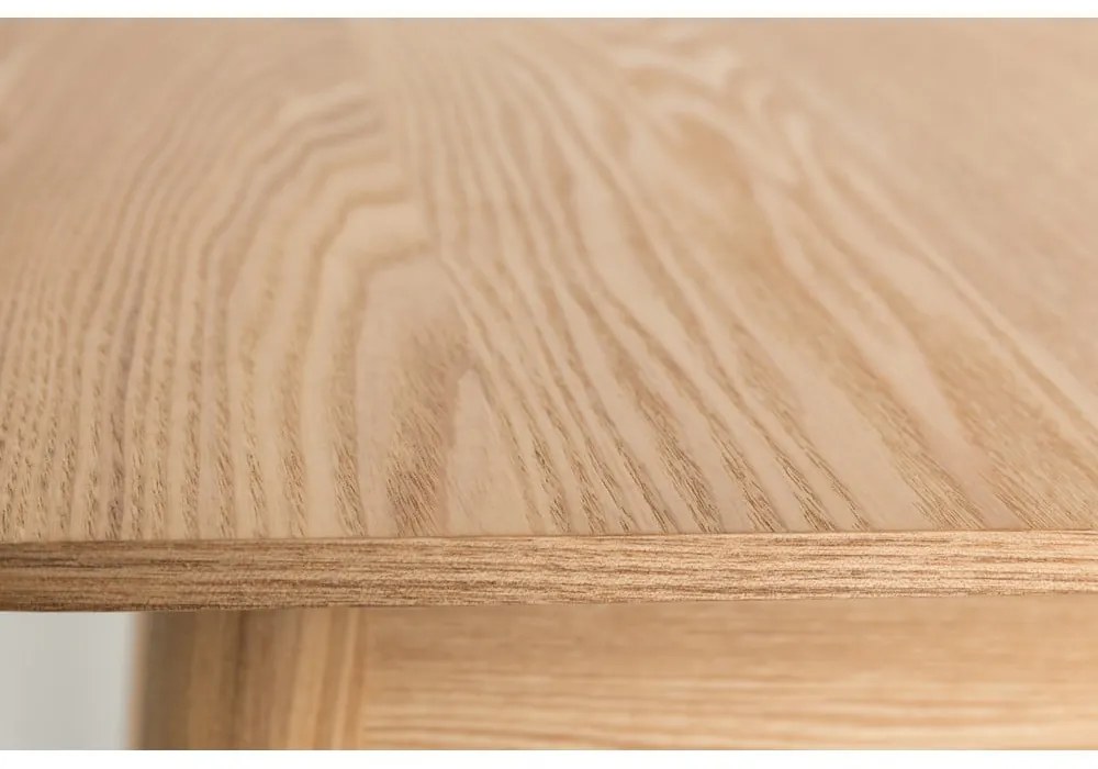 Сгъваема маса за хранене с дъбов плот 90x180 cm Glimps - Zuiver