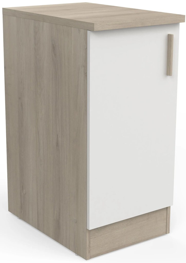 Подов шкаф Poppy 40-Fusiko-Leuko