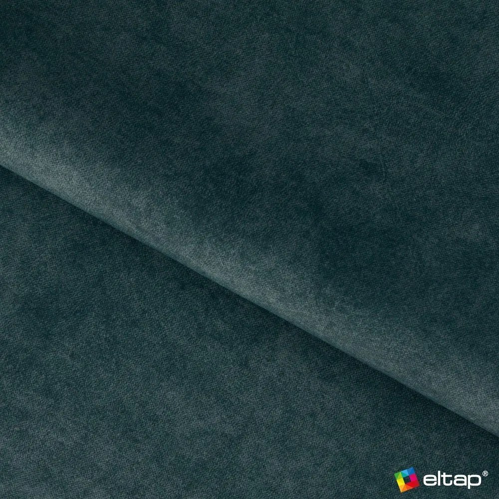 Двойно легло 160x200 cm тапицирано с място за съхранение с включена подматрачна рамка в петролен цвят Plissa – ELTAP