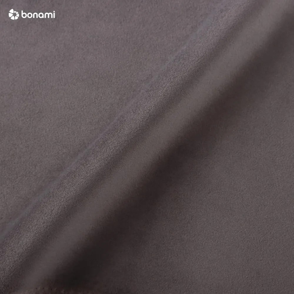 Тъмно сив диван от кадифе , 219 см Santo - Milo Casa