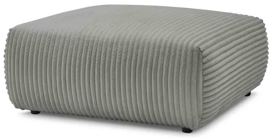 Тъмносива табуретка от рипсено кадифе Lucien – Bobochic Paris