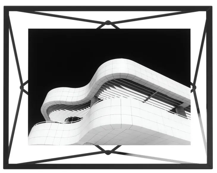 Черна метална стояща/висяща рамка 23x18 cm Prisma – Umbra