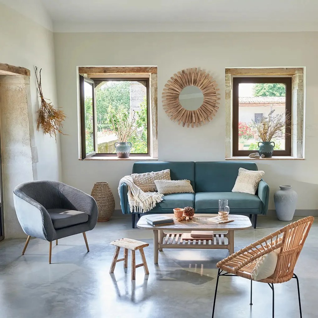 Кресло atmosphera Solaro, Велур - Черен