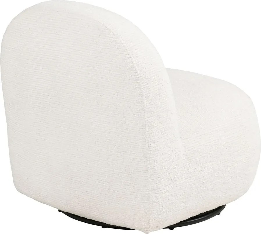 Кремаво въртящо се кресло Milo – House Nordic