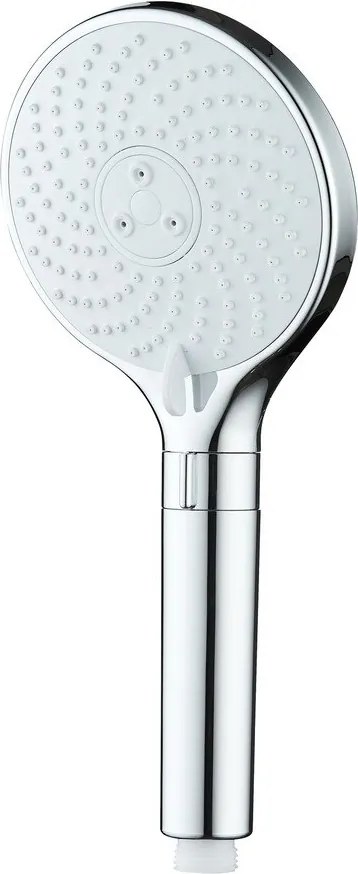 Пластмасова душ глава в блестящо сребрист цвят ø 12 cm Water Saving – Wenko