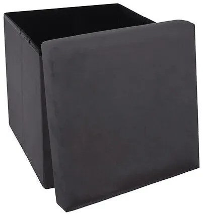 Пуф със съхранение atmosphera Tess, Кадифе - Амбър