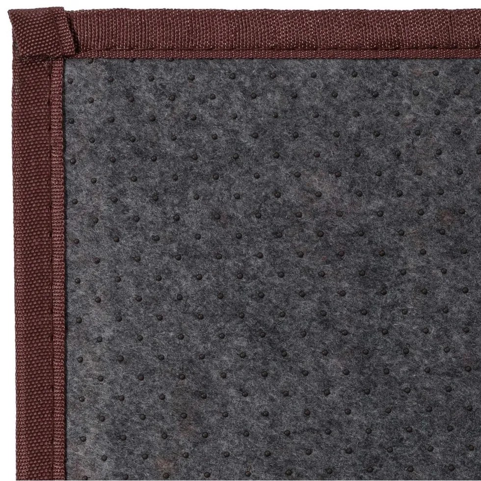 Бамбуков килим в кафяво и цвят горчица 180x250 cm – Casa Selección