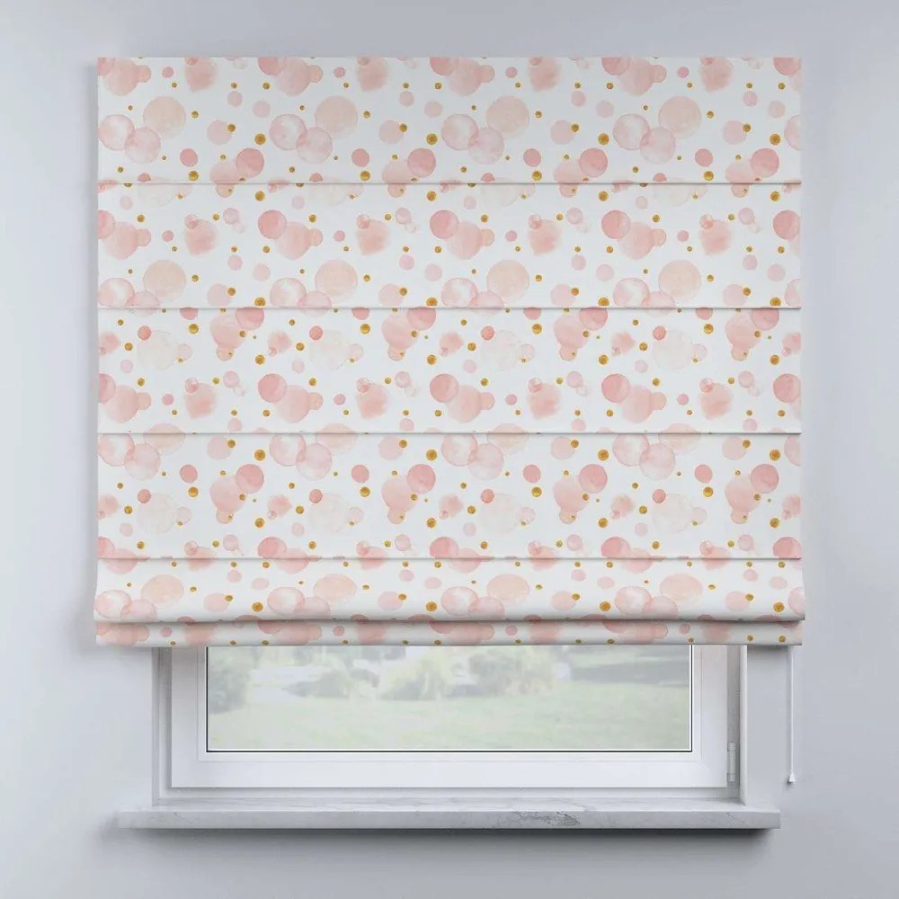 Детска ролетна щора в бяло и розово 170x160 cm Magic - Yellow Tipi