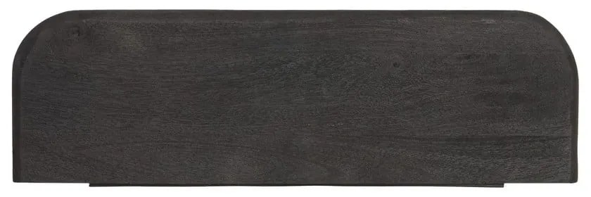 Черен стенен рафт от масивно манго 50 cm Tarontu – Light &amp; Living