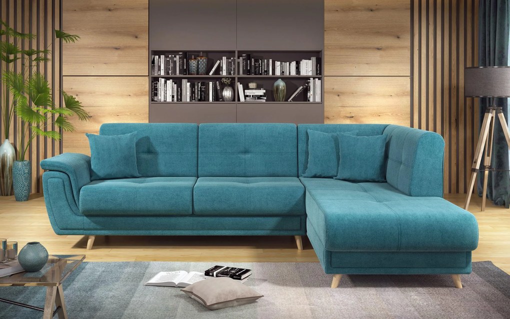 Разтегателен ъглов диван + клик-клак механизъм Принцес Премиум