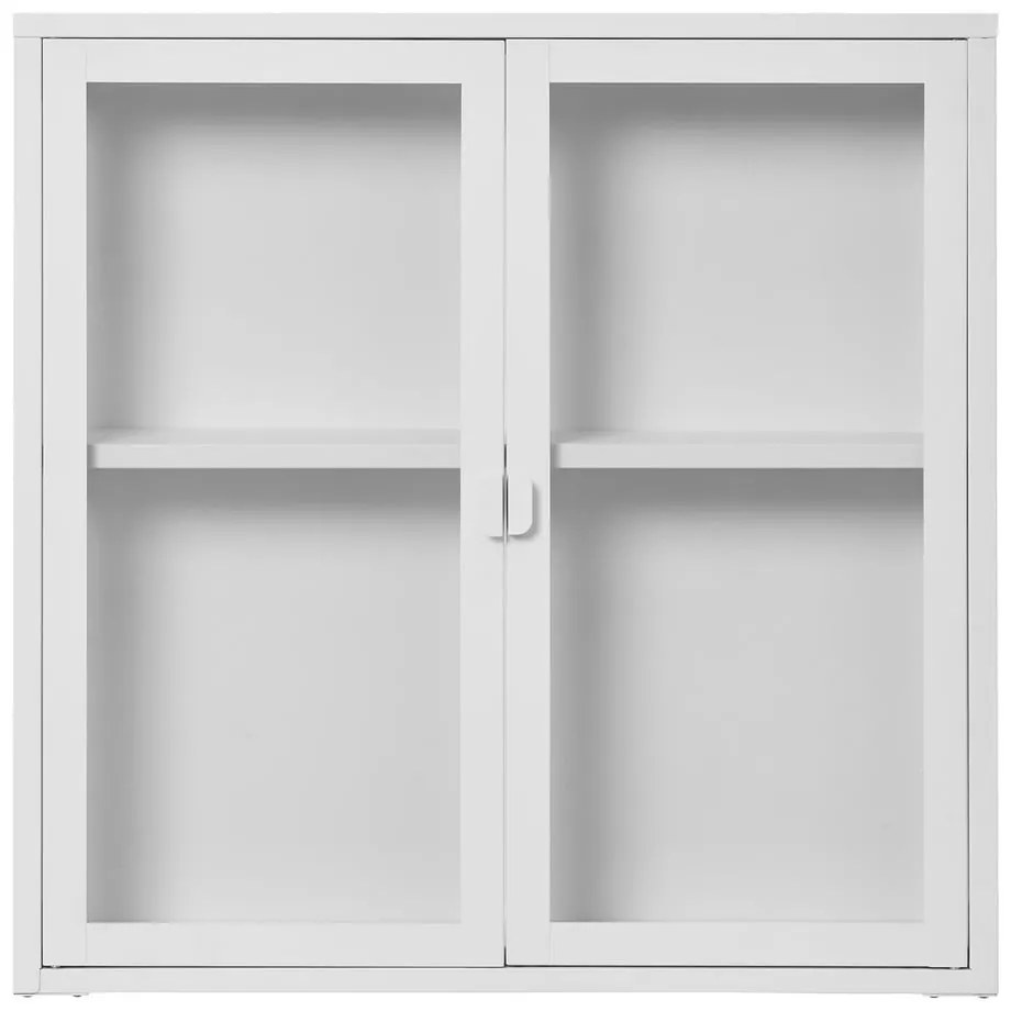 Бяла метална висяща витрина 80x80 cm Brisbane – House Nordic