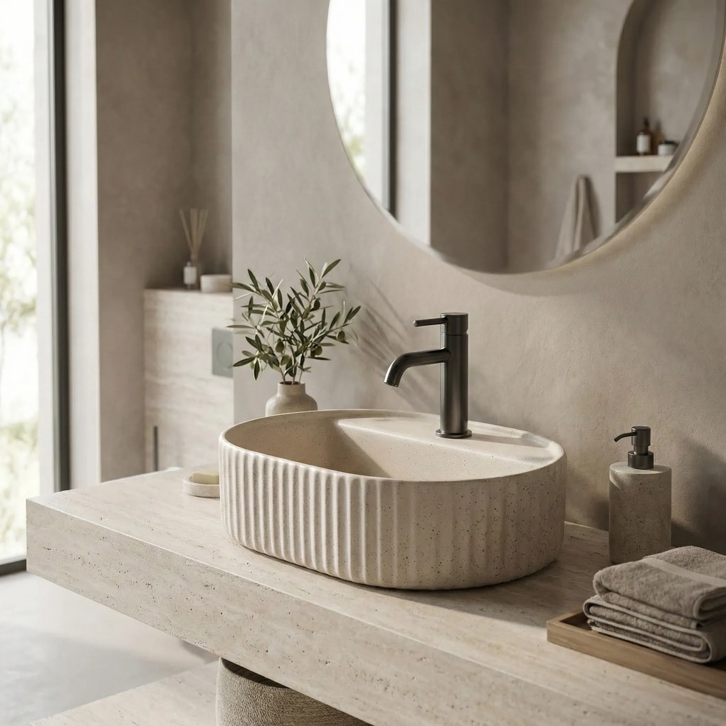 Умивалник за плот Rea Marcela 50 Vanilla