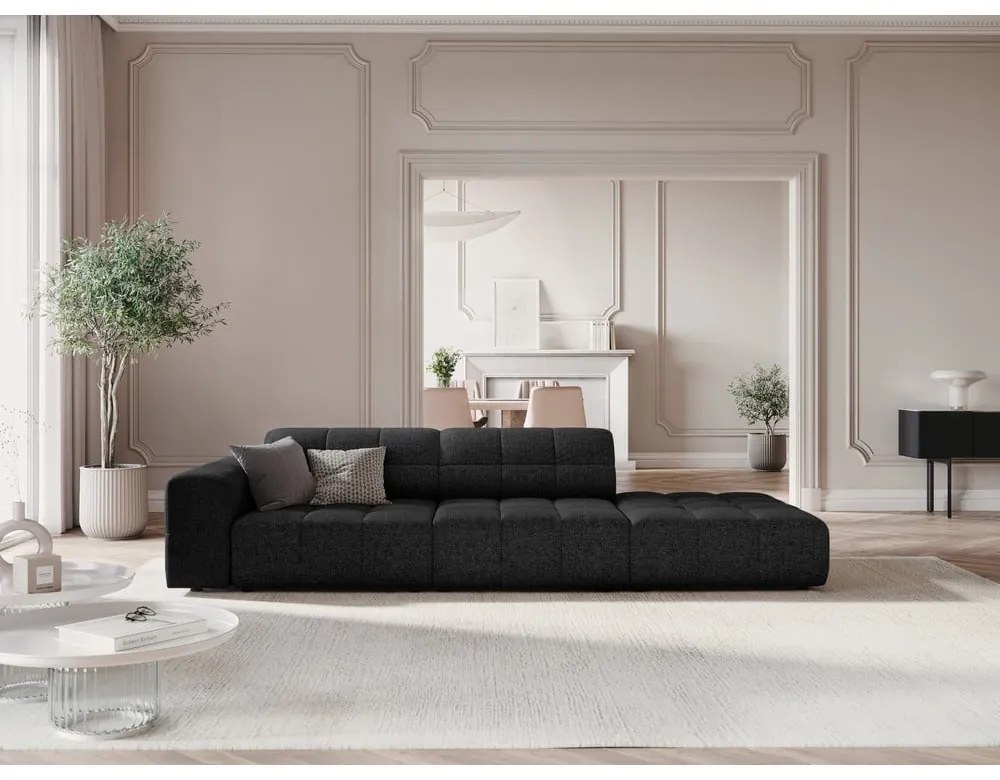 Антрацит шезлонг (ляв ъгъл) Chicago – Cosmopolitan Design