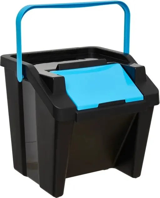 Комплект от 3 коша за разделно събиране 5five, Пластмаса, 30 l
