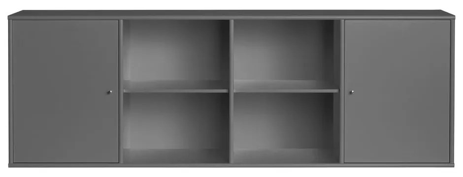Антрацитен нисък висящ скрин 176x61 cm Mistral – Hammel Furniture