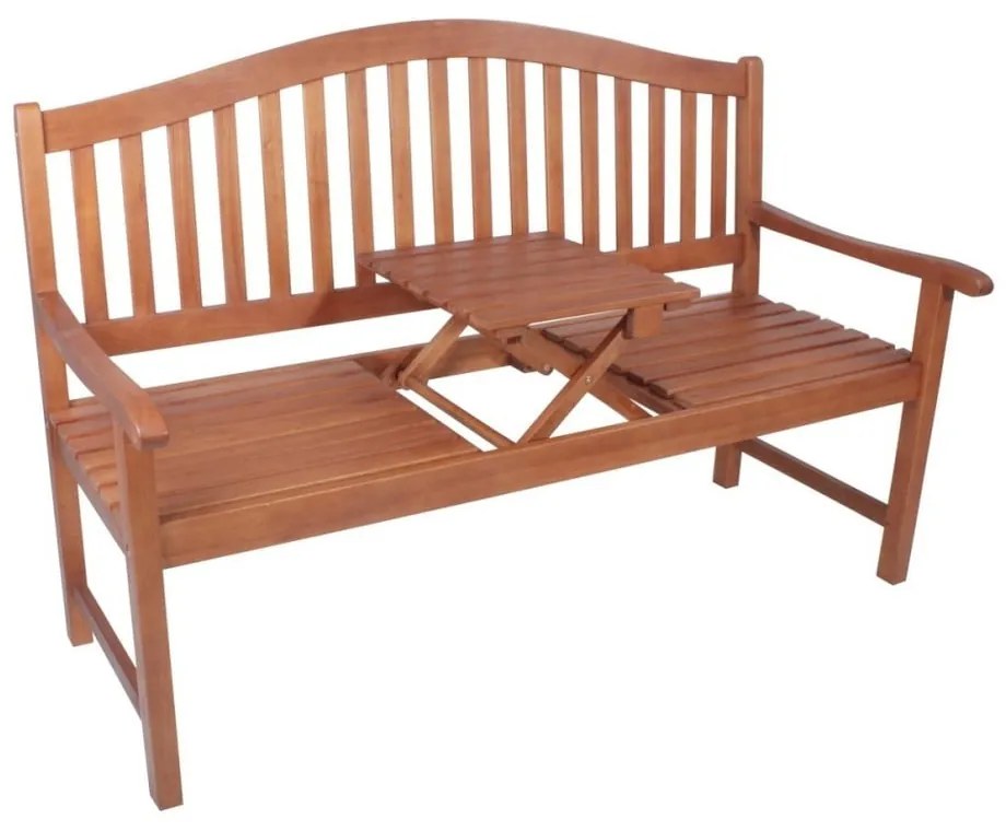 Градинска пейка с маса за съхранение от евкалиптово дърво ADDU Phuket - Garden Pleasure