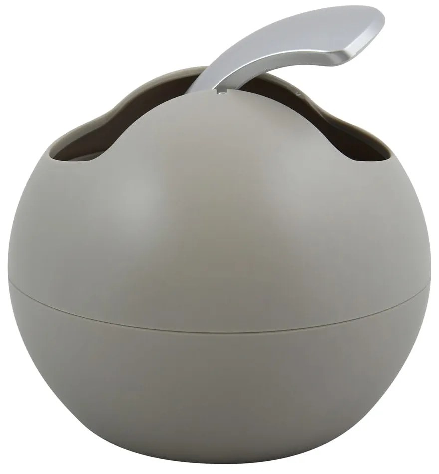 Кафяво-сиво пластмасово кошче за боклук 1 l Bowl Matt – Spirella