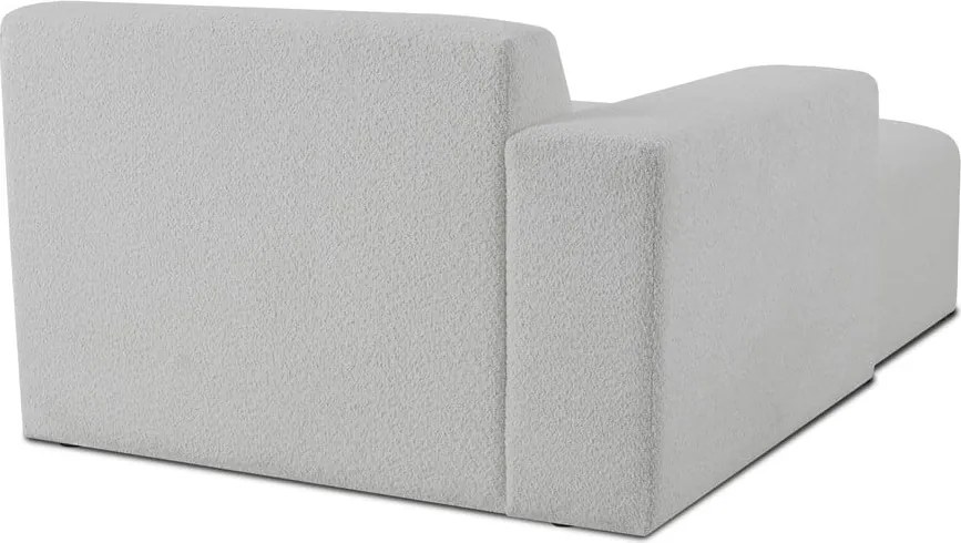 Бял модулен диван от букле (ляв ъгъл) Roxy – Scandic