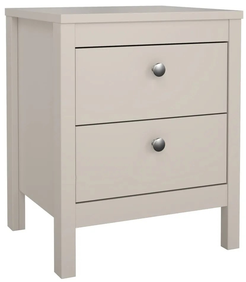 Сиво-бежово нощно шкафче Madrid – Tvilum