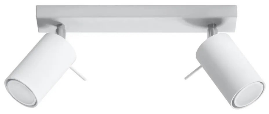 Sollux SL.0088 - Спот RING 2 2xGU10/10W/230V бял