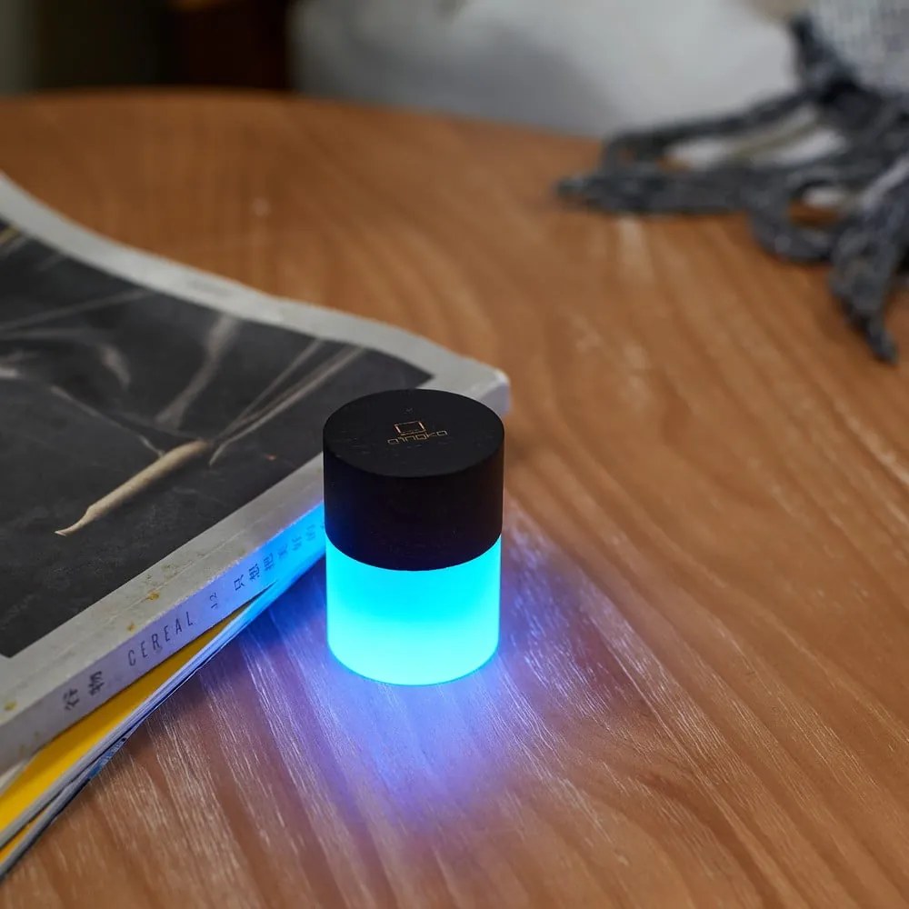 Черна светлинна декорация с USB ø 4,5 cm Lemelia – Gingko