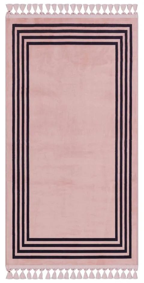 Розов миещ се килим 200x80 cm - Vitaus