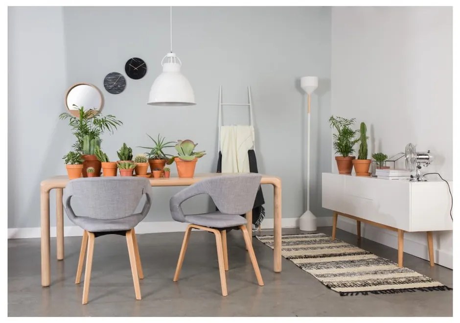 Трапезна маса от декор от ясен 90x180 cm Storm – Zuiver