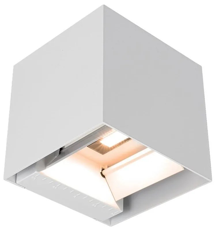 LED соларна стенна лампа със сензор LED/9W/5V IP65 2600 mAh бяла