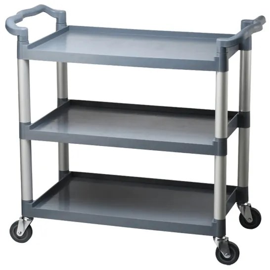 Количка мултифункционална 3 нива сива малка 84.5x43x95cм. (M) 032C GX