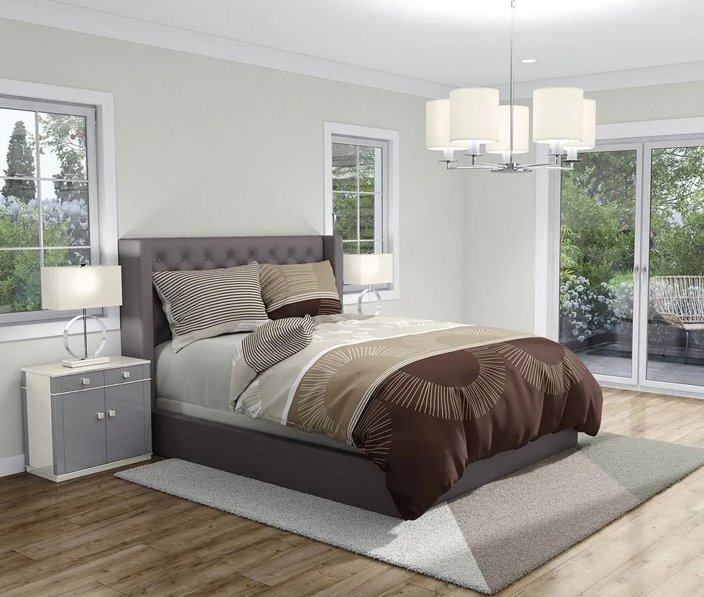 Спално Бельо МОКАЧИНО, 100% Памук Ранфорс, 3 части