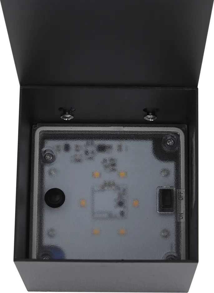 Външна лампа черна 65 см вкл. LED IP64 с димираща светлина и соларна батерия - Charlene