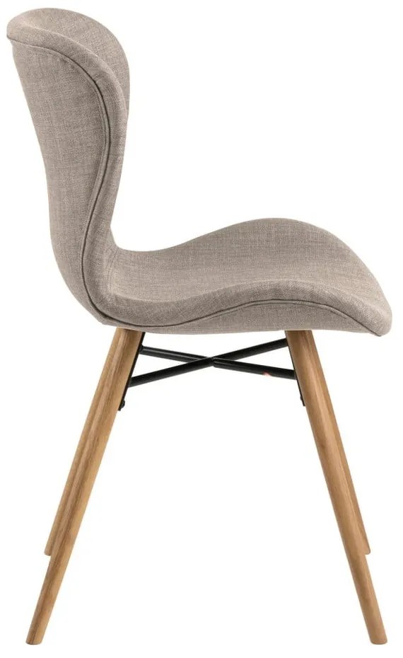 Комплект от 2 бежови трапезни стола Batilda - Actona