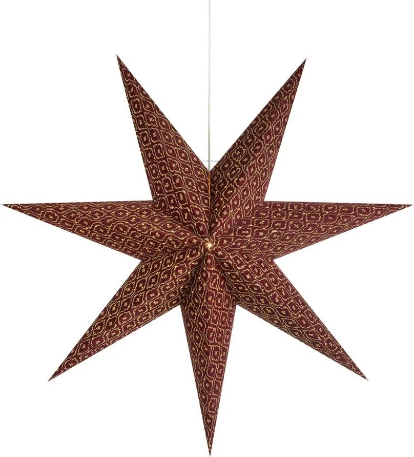 Бордо висяща коледна светлинна украса Baroque – Markslöjd