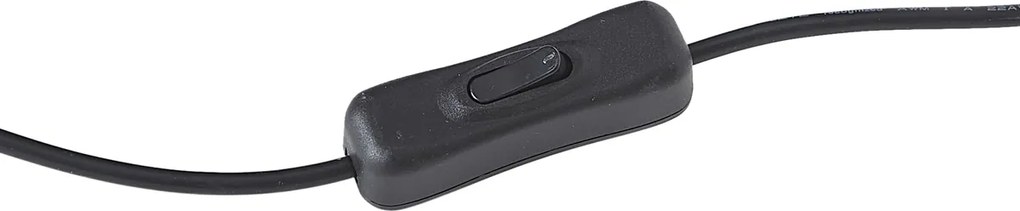 Модерна стенна лампа черна с LED - Letterbox