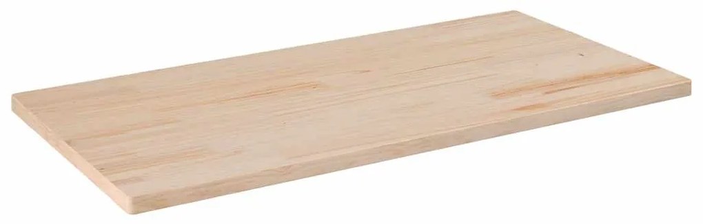 824410 vidaXL Плот за маса, 110x55x2,5 см, бор масив, правоъгълен