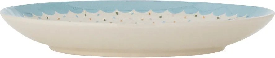 Светлосиня/кремава глинена детска чиния ø 16 cm Celebrate – Bloomingville Mini