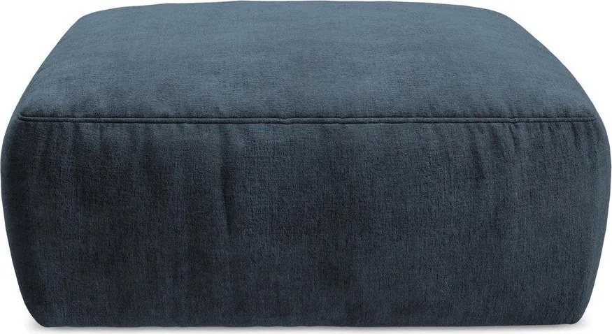 Тъмносиня шенилова табуретка Kuki – Makamii