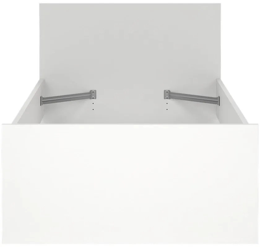 Бяло единично легло 90x190 cm Naia – Tvilum